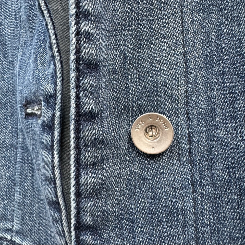 rag & bone Blue Jean Jacket - Picture 3 of 5